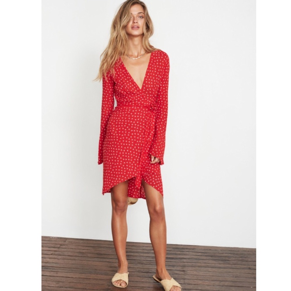 Faithfull the Brand Goldstein Wrap Dress 